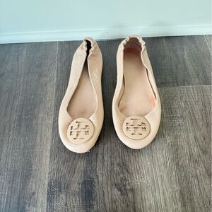 Tory Burch Nude Ballet Flats